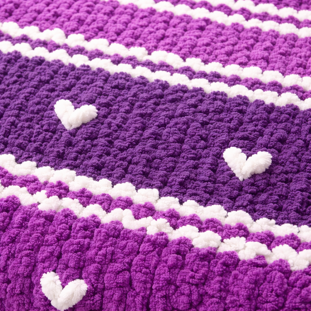 The Signature Linen Throw: Violets